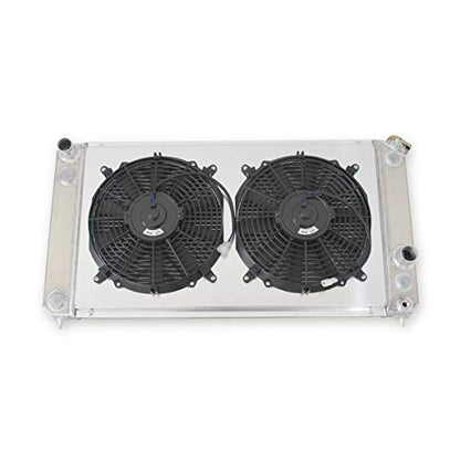 3 Rows Aluminum Radiator Fan Shroud for 1996-2005 2000 Che vy Chev - size: 82