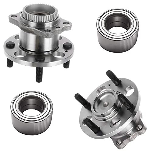 Detroit Axle - 4pc Front Rear Wheel Bearing Hubs Kit for 2012-2017 - size: 4W42330/Kit