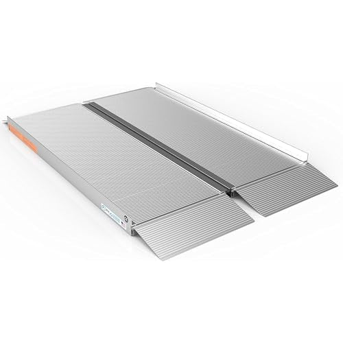 EZ-ACCESS Suitcase Singlefold Portable Wheelchair Ramp, 4 x 30 in - size: 4 Foot (Pack of 1), style: Standard