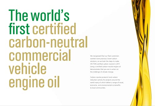 Castrol Vecton Long Drain 10W-30 CK4 Part Syn Diesel Engine Oil, 1GA, 3 Pk