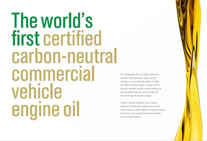 Castrol Vecton Long Drain 10W-30 CK4 Part Syn Diesel Engine Oil, 1GA, 3 Pk