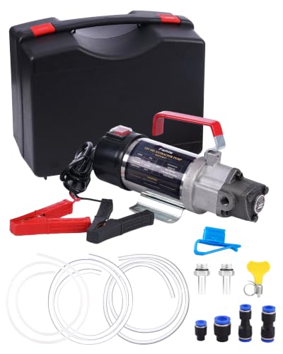 Oil Extractor Pump 12V 100W, Thick Oil Change Pump for Engine Oil, Gear Oil