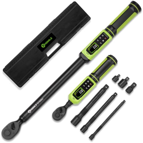 3/8" 1/2" Digital Torque Wrench Set,0.66-44.25Ft.Lb&3.8-250.8Ft.Lb - size: Set 44.25 Ft-Lb,250.8Ft.Lb