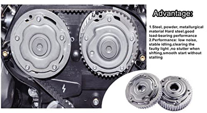 Camshaft Exhaust Sprocket, for Chevrolet Aveo(2009-2011 4Cyl 1.6L),for Pontiac G3(2009-2010 4Cyl 1.6L),for Saturn Astra (2008-2009 4Cyl 1.8L) Engine Timing Camshaft VVT Gear, #55567048 55567049