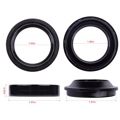 Fork Seal Kit 37x50x11mm NBR for Honda/Kawasaki/Suzuki 1980-2018 - size: 37*50*11