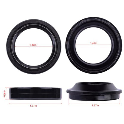 Fork Seal Kit 37x50x11mm NBR for Honda/Kawasaki/Suzuki 1980-2018 - size: 37*50*11