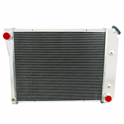 3 Row Radiator Shroud Fan For Chevy El Camino 75-87 Pontiac 68-70 - size: 3 Row Radiator/w Cap+Shroud Fan+Relay Kit