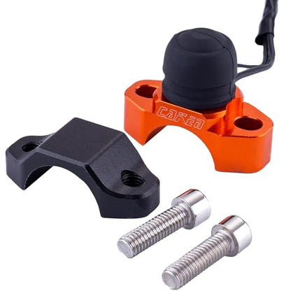 Motorcycle ATV Water Proof Engine Start Stop Kill Switch Button - color: Orange