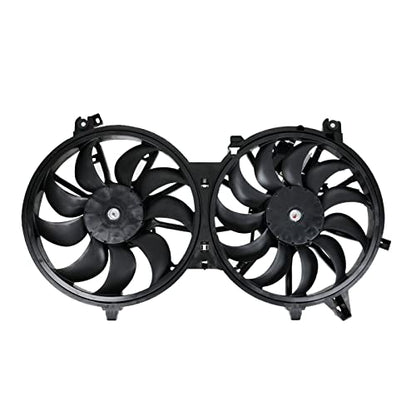 TRQ Radiator Dual Cooling Fan Assembly - style: RFA83380