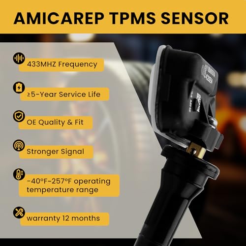 TPMS Tire Pressure Sensor Tire Sensor 433MHz Fit for Dodge Ram 68249197AA - size: 68157568AA