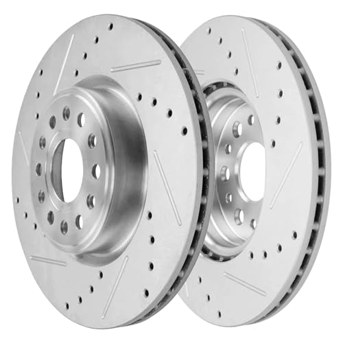 Detroit Axle - 6PC Front Brake Kit for 2019-2025 Ram 1500 - size: 6PR56009/KIT
