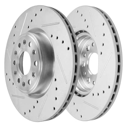 Detroit Axle - 6PC Front Brake Kit for 2019-2025 Ram 1500 - size: 6PR56009/KIT