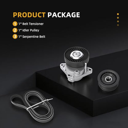 Belt Tensioner Idler Pulley & Belt Assembly Kit