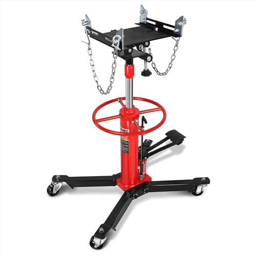 DNA Motoring Hydraulic Transmission Jack - 1/2 Ton 1100 lbs Capacity High Lift Telescoping Floor Jack Stand,33"-70" Lifting Range,TOOLS-00320 - style: 1/2 Ton