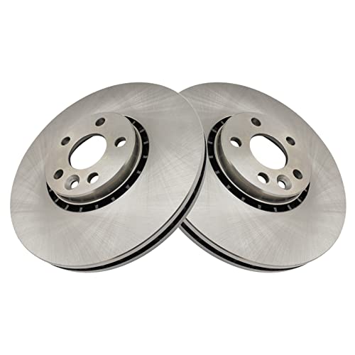 TRQ Front Brake Pad and Rotor Set Ceramic - style: BKA19421