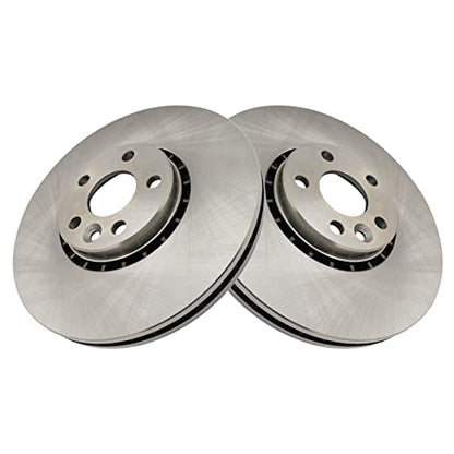 TRQ Front Brake Pad and Rotor Set Ceramic - style: BKA19421