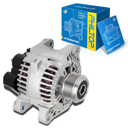 PHILTOP New 11189N Alternator Compatible with Hyundai Sonata 2006-2010 2.4L - size: 11189N