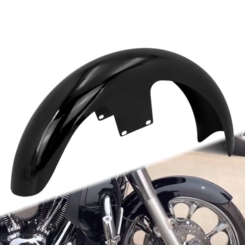 21 inch Front Fender Mudguard Fit for Harley Touring Road King FLHR Electra Glide FLHT Street Glide FLHX CVO Road Glide Custom Baggers Gloss Black - style: Gloss Black 21inch 1996-2023