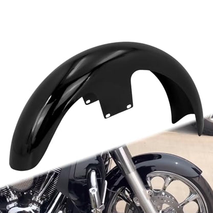 21 inch Front Fender Mudguard Fit for Harley Touring Road King FLHR Electra Glide FLHT Street Glide FLHX CVO Road Glide Custom Baggers Gloss Black - style: Gloss Black 21inch 1996-2023