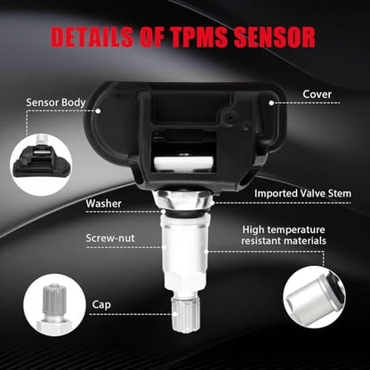 433MHz TPMS System Tire Pressure Monitoring Sensors for Benz AMG - size: A0009050030