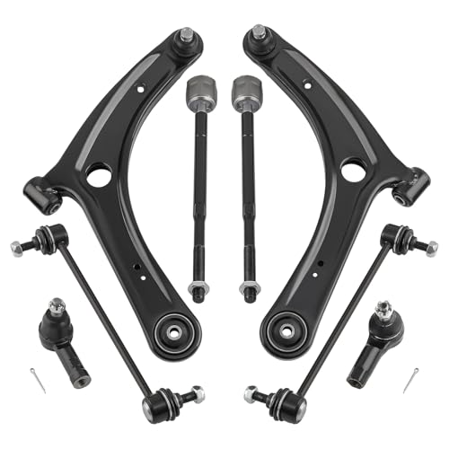 maXpeedingrods 8Pc Front Lower Control Arms for Mitsubishi Lancer 2008-2017