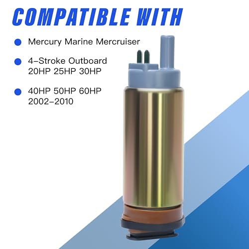 Fuel Pump Fit for Mercury Marine Mercruiser 4-Stroke 20-60HP,2002-2012