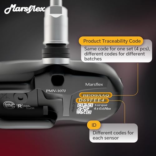Marsflex TPMS Sensors PMV-107J Fit for Lexus GS ES GX RX Toyota Prius Rav4 - size: 4 pcs
