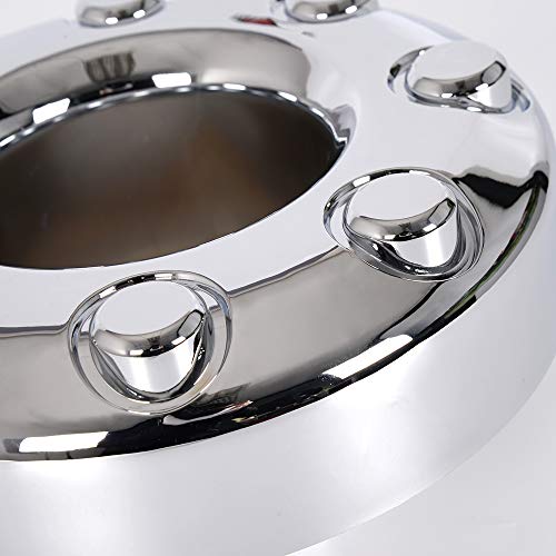GRAND ORANGE Chrome Wheel Center Hub Cap Replaces Compatible with 2005-2018 Ford F350 Super Duty Dually Front 4X4 5C3Z1130TA - color: Fit 2005-2018 F350