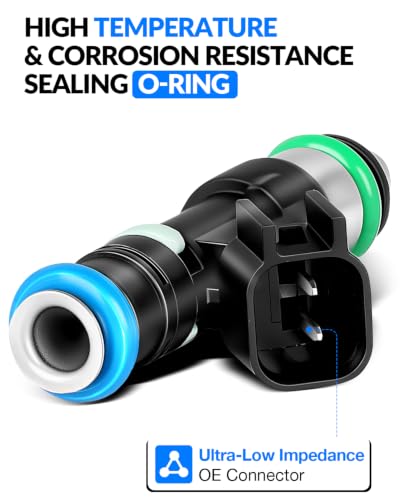 3.6L V6 Fuel Injectors 0280158154 Fits For:-GMC 2007 2008 Acadia - size: 0280158154(6)