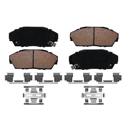 Detroit Axle - Front Brake Pads for Integra Legend Honda Civic Prelude - size: 4P50744/Kit