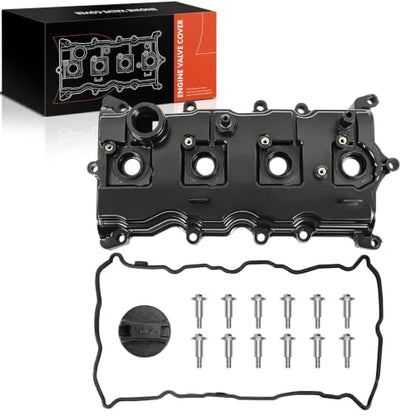 A-Premium QR25DE 2.5L Engine Valve Cover, with Gasket & Oil Cap & Bolt - style: 2007-2012 Altima & Rogue