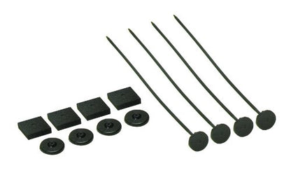 Derale 13001 Insta-Mount Rods/Pads-Plastic Nylon Cooler Mounting Kit - size: Stock