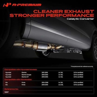 A-Premium Right Exhaust Manifold Catalytic Converter, E.P.A Compliant