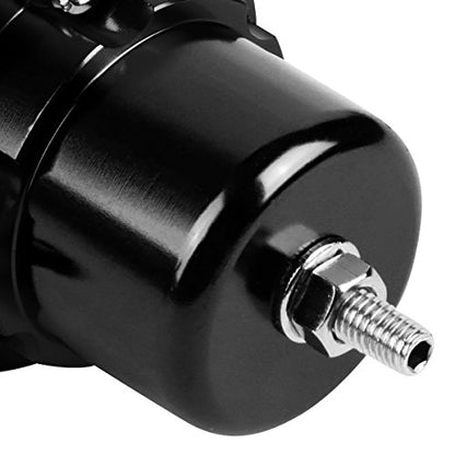 DNA Motoring FPR-T119-BK Fuel Pressure Regulator [For 88-01 Civic Si/CRV/Integra/NSX], Black