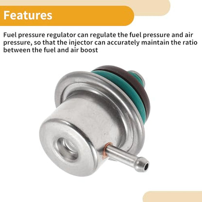Fuel Pressure Regulator Fuel Pump Regulator for Mercedes-Benz C-Class 1993-2001 No.0280160587 Metal Corrosion Resistant 20-70 Psi 1 Pcs