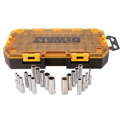 DEWALT DWMT73811 Tool Kit 1/4'' Drive Deep Socket Set, 20 Piece - style: 1/4" Drive
