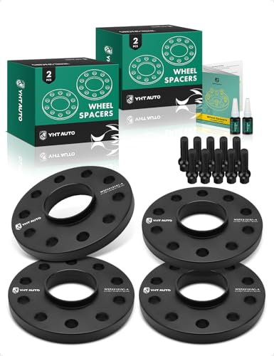 YHTAUTO 5x130 Hub Centric Wheel Spacers 15 mm for Audi, Porsche, Volkswagen - size: 15 MM Thickness, style: 4 PCS