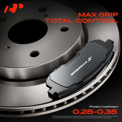 A-Premium Front Ceramic Brake Pads Compatible with Toyota & Geo