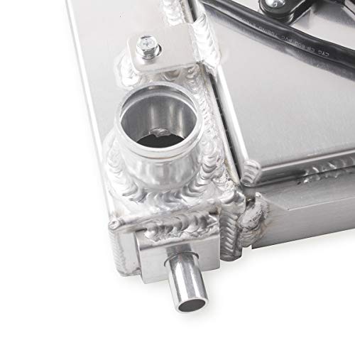 3 Row Core Full Aluminum Radiator Fan Shroud(2X12 Inches Dia.) Cover 1997-2004 for Fo r d Mu s tang GT/SVT V8 4.6 L MT/AT Aluminum Radiator - size: 84