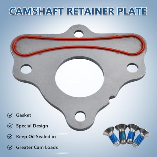 NON AFM/DOD 5.3 Camshaft Lifter Kit Fit for 2007-2013 Chevy Avalanche Silverado 1500 Tahoe Trailblazer, GMC Sierra Yukon Envoy, Buick SAAB Isuzu, w/Thrust plate & Valley Cover Gasket #12598832