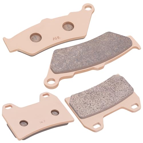 AHL Front & Rear Brake Pads Set for Victory V92C (All Models Single Front Rotor) 1998-2003 (Sintered copper-based) - size: Sintered copper-based