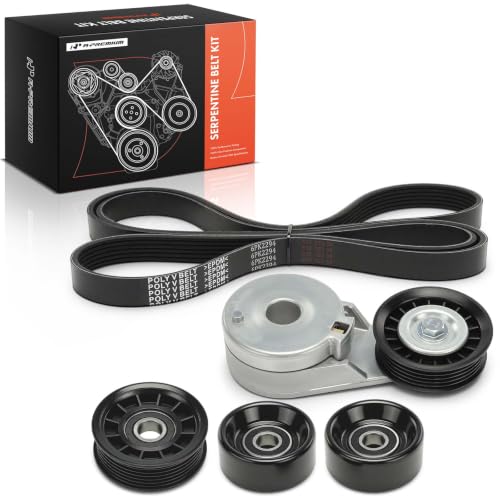 A-Premium Engine Serpentine Belt Drive Kit with Tensioner & Idler Pulley