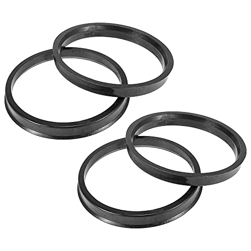 X AUTOHAUX 4pcs Plastic 78.1mm to 87.1mm Hub Centric Rings Wheel Spacer - size: 87.1mm