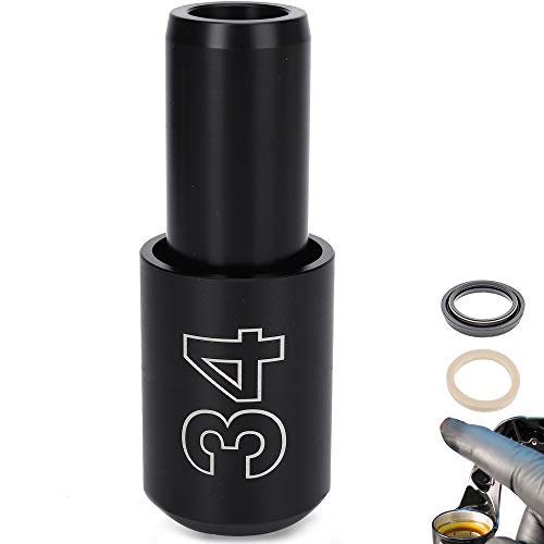 Dust Seal Installation Tool Fork Dust Seal Driver Dust Wiper Installation Tool Guide Compatible for Fox Rockshox Suspension Fork Lower Leg in 30mm 32mm 34mm 35mm 36mm 40mm - style: Size 34