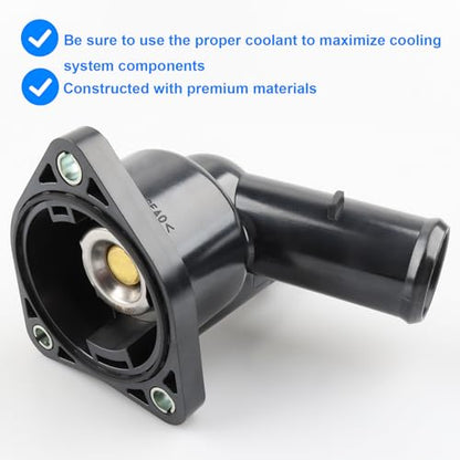 Thermostat Housing Assembly, Replace ‎THT-017 ‎THT017 902-5138 Compatible with Lexus Toyota 1.8L - 2011-2017 CT200h, 2010-2022 Prius, 2012-2018 Prius V, Prius AWD-e & Plug-In & Prime, 2020-22 Corolla