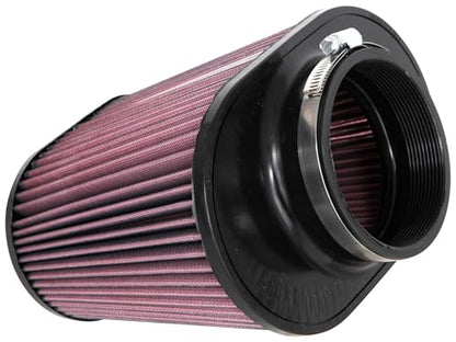 K&N High-Flow Original Lifetime Universal Clamp-On Air Filter: High Performance, Premium, Washable: Flange Diameter: 4 In, Filter Height: 7.5 In, Flange Length: 1.5 In, Shape: Oval Tapered, RE-1040