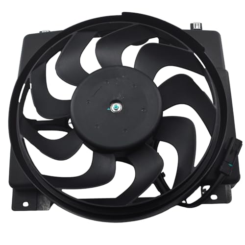 OYEAUTO Radiator Cooling Fan Assembly 620650 Compatible with 1997 1998 1999 2001 Jeep Cherokee 4.0L