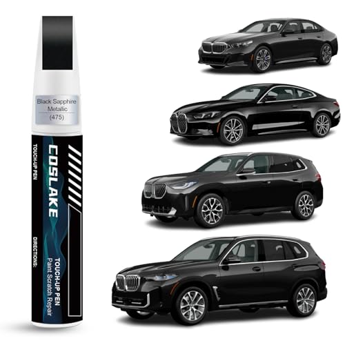 Car Touch Up Paint(Black Sapphire Metallic(475)) for BMW - color: Black Sapphire Metallic(475) for 2/3/4/5/7/8/X1/X2/X3/X4/X5/X6/X7/XM/Z4/i4/i5/i7