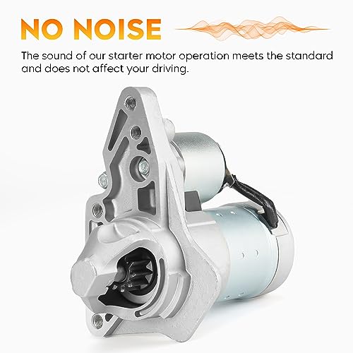 Starter for Nissan Versa 1.6L 2013-2019, for Versa Note 1.6L 2014-2019 (S/S Plus/SL/SR/SV), SHI0177 S114-901A 410-44107 19092 19288 23300-EE00A