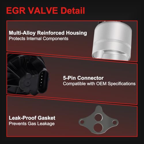 EGV589 EGR Valve kit Compatible with Silverado 1500 for Impala